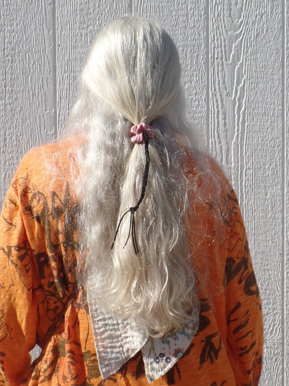 Hand Crafted Hair Tie SUEDE BRAIDED